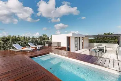 Image de Appartement en résidence · Tulum · 3 chambres · 3 lits · 3 salles de bain