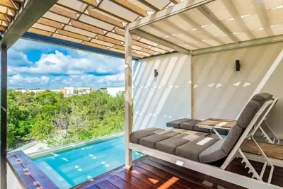 Image de Appartement en résidence · Tulum · ★4, 86 · 2 chambres · 2 lits · 2 salles de bain et 1 toilette