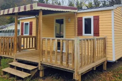 Image de Mobile-home 33m² pour 4 pers à Champagnac-le-Vieux