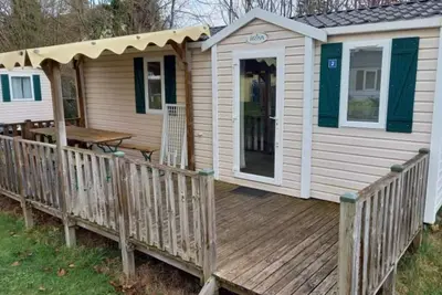 Image de Mobil-home confortable avec terrasse pour 4 pers