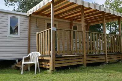 Image de Mobil home avec terrasse et jardin, 6 personnes
