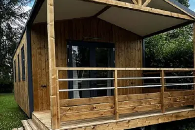 Image de Mobil home avec Terrasse à Charlieu, 6 personnes