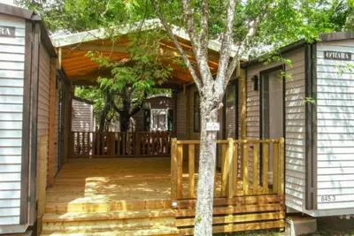 Image de Confort pour 12 pers: Double Mobile-Home avec Terrasse