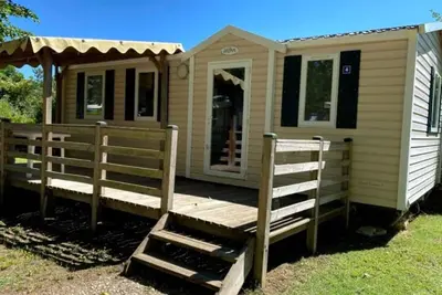 Image de Mobil-home 6 pers avec terrasse au camping Arquebuse