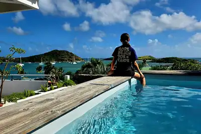 Image de Villa Casa Nostra, vue exceptionnelle sur l'océan et ses îles, confort et calme.