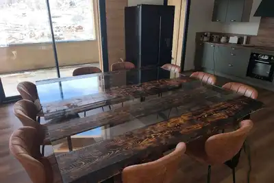 Image de Grand Chalet neuf Égat avec terrasse plein sud