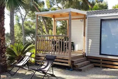 Image de Mobil-Home Figuerolles 3 Pièces 4 Personnes Climatisé + Tv