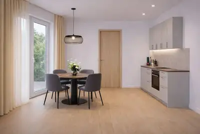 Image de Appartement 'Pink Lady' avec vue sur la montagne et grand balcon