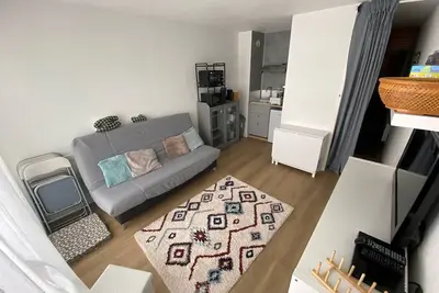 Image de Studio avec balcon, parking gratuit, proche pistes