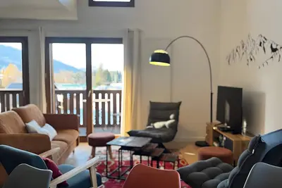 Image de Appartement 3 étoiles « Les 3 Marmottes » avec vue montagne, balcon et Wi-Fi