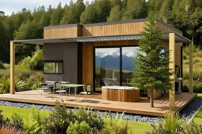 Image de Luxury 1-Bedroom Eco-Villa ~~ Prime Views, Hot Tub, Sauna ~~ Mobility-Accessible