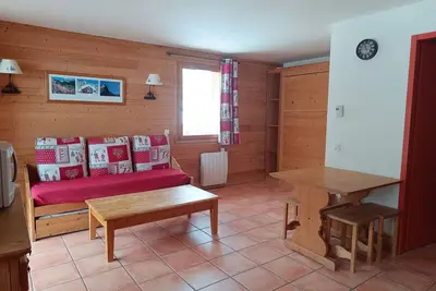 Image de Studio Cosy 4 Pers, Balcon, Parking, Wifi Pra-Loup