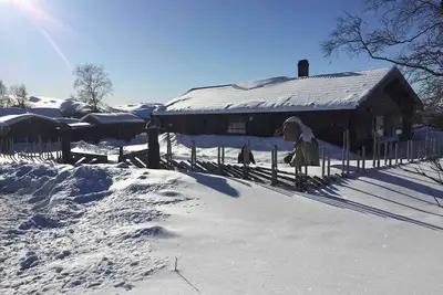 Image de Maison de vacances dans la belle ville de Rondane avec piscine et sauna