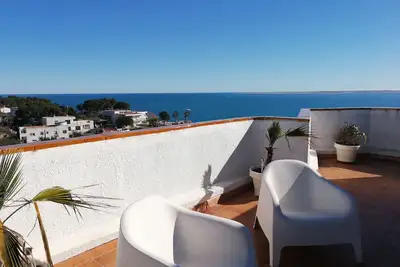 Image de Àtic Sant Jordi, terrace, spectacular views 20m from the beach, no elevator