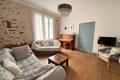 Image de Maison 3 chambres centre ville, accès plage, Wifi inclus