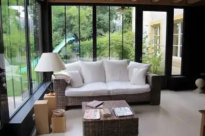 Image de Chambre d’hôtes « La Chambre du Jardinier » avec terrasse, jardin partagés et Wi-Fi