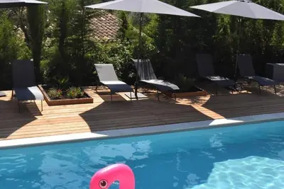 Image de Lovely ac apartment for 2 pool and garden