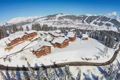 Image de appartement 4 pièces avec terrasse plein sud avec vue panoramique du Mont Blanc