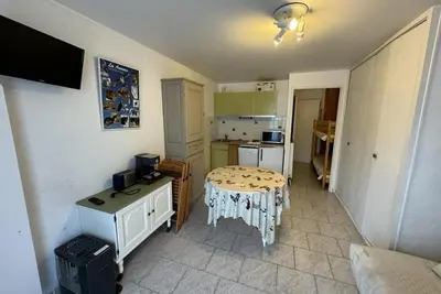 Image de Rez-de-chaussée, balcon, parking, télévision, casier à ski, 32m², Serre Chevalier