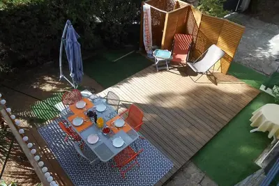 Haut de Villa Delphine climatisé