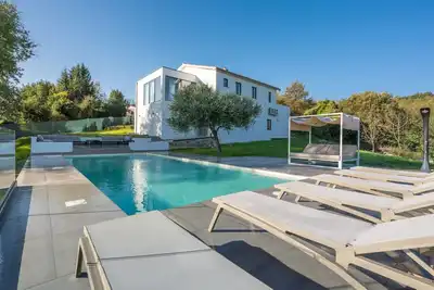 Image de Villa Nene near Labin - Rabac for 10 persons with 55 m2 pool, wellness area & large garden