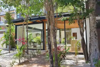 Image de 🌴 Stylish 3-Bedroom Condo w/ Pool in Aldea Zama - Perfect for Families & Groups