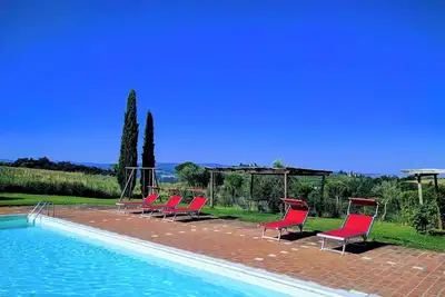 Image de Pesco – Appartement toscan au premier étage avec piscine, 2 chambres