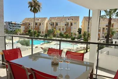 Image de Cozy family apartment, only 400 m from the sandy beach.