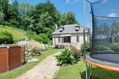 Image de Maison de vacances « Location Fermette » avec piscine privée, terrasse et jardin privatifs
