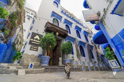Image de Authentique patio andalou au cœur de la perle bleue du Rif