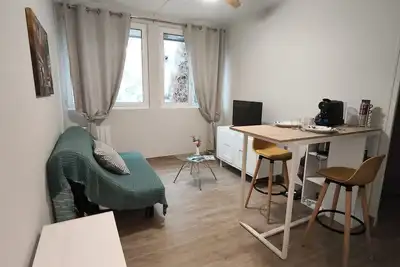 Image de Bel appartement rénové 26m2 à 7 minutes à pied de la gare Nice Ville.