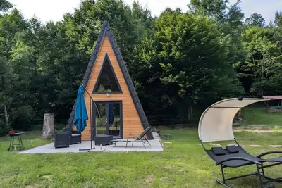 Image de Chalet atypique en pleine forêt des vosges du nord