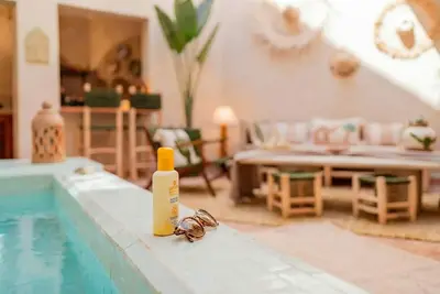 Image de Riad Privé 4 Suites avec Piscine Chauffée, Rooftop & Vue Atlas – Médina