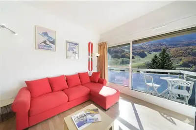 Image de Pied des pistes – Vue montagne – Studio 6 pers – Casier ski – Centre Gourette