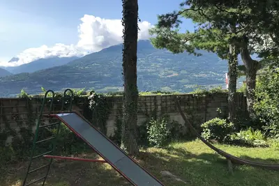 Image de Maison avec vue panoramique & grand jardin – Grimisuat, Valais
