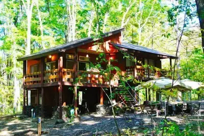 Image de A private lodge where you can enjoy authentic Bbq surrounded by nature