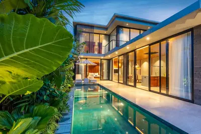 Stylish Luxury Villa with Ricefield View