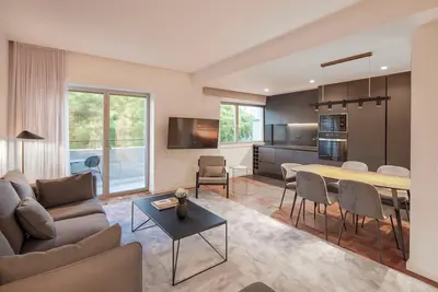 Image de Appart Premium 2 chambres aux Avenidas Novas, avec balcon et services inclus