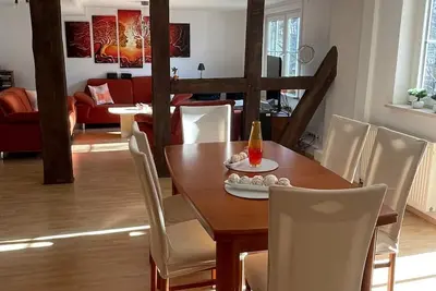 Image de Large 120sqm apartment - balcony with view of the stream -2 Bāder- nature & hiking