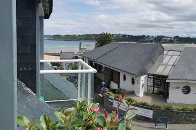 Image de 50m plage balcon sympa face à la mer 2p duplex 31 m2 pour 2 adultes + 2 enfants,