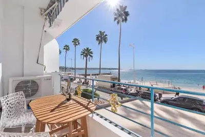 Image de Appartement vue, mer, bord de plage, Juan-les-Pins