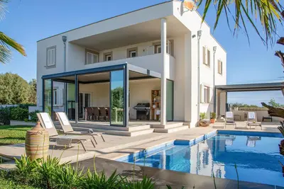 Image de Superbe maison à Portocolom avec piscine privée, utilisable à l'intérieur.