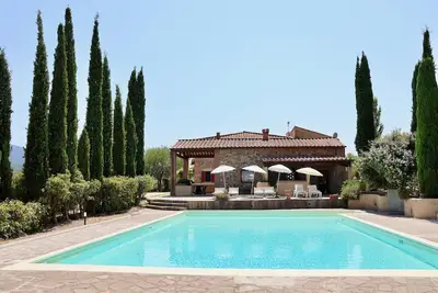 Image de Retraite toscane piscine privée et vue imprenable