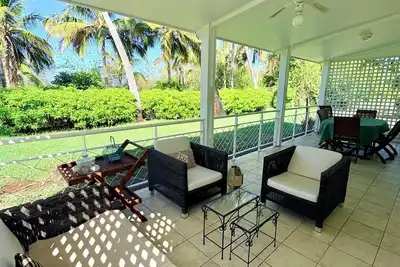 Image de Villa bord de mer au milieu d’une cocoteraie Saint Leu