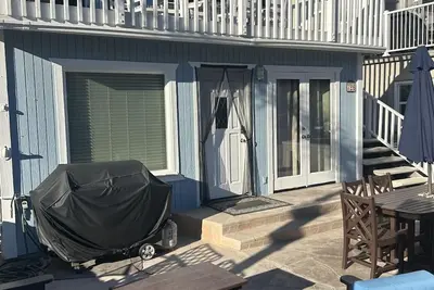 Beach House steps from the sand with private patio