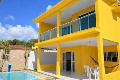 Image de Yellow House - São José Coroa Grande - Pets Allowed - For Families - Gourmet Area