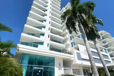 Image de Appartement en bord de mer 2 chambres avec climatisation La Boquilla, Cartagena.