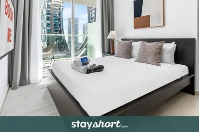 Image de Free housekeeping visits during your stay - StayShort - Cozy & Modern 1br in Business Bay that Sleeps 4!