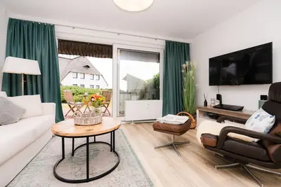 Image de Modern vacation apartment with a view of the Wadden Sea in Rantum