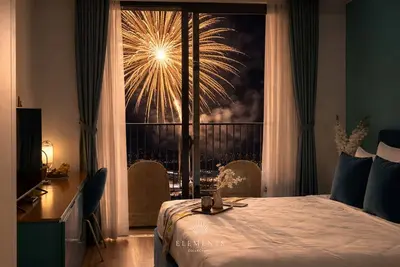 Image de Daily Fireworks! Oceanview Residence with Skypool & Gym Access